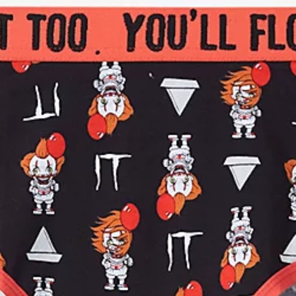 ❤️NWT VINTAGE TORRID PENNYWISE BALLOON CLOWN PANTY YOU'LL FLOAT TOO HALLOWEEN - Picture 2 of 10
